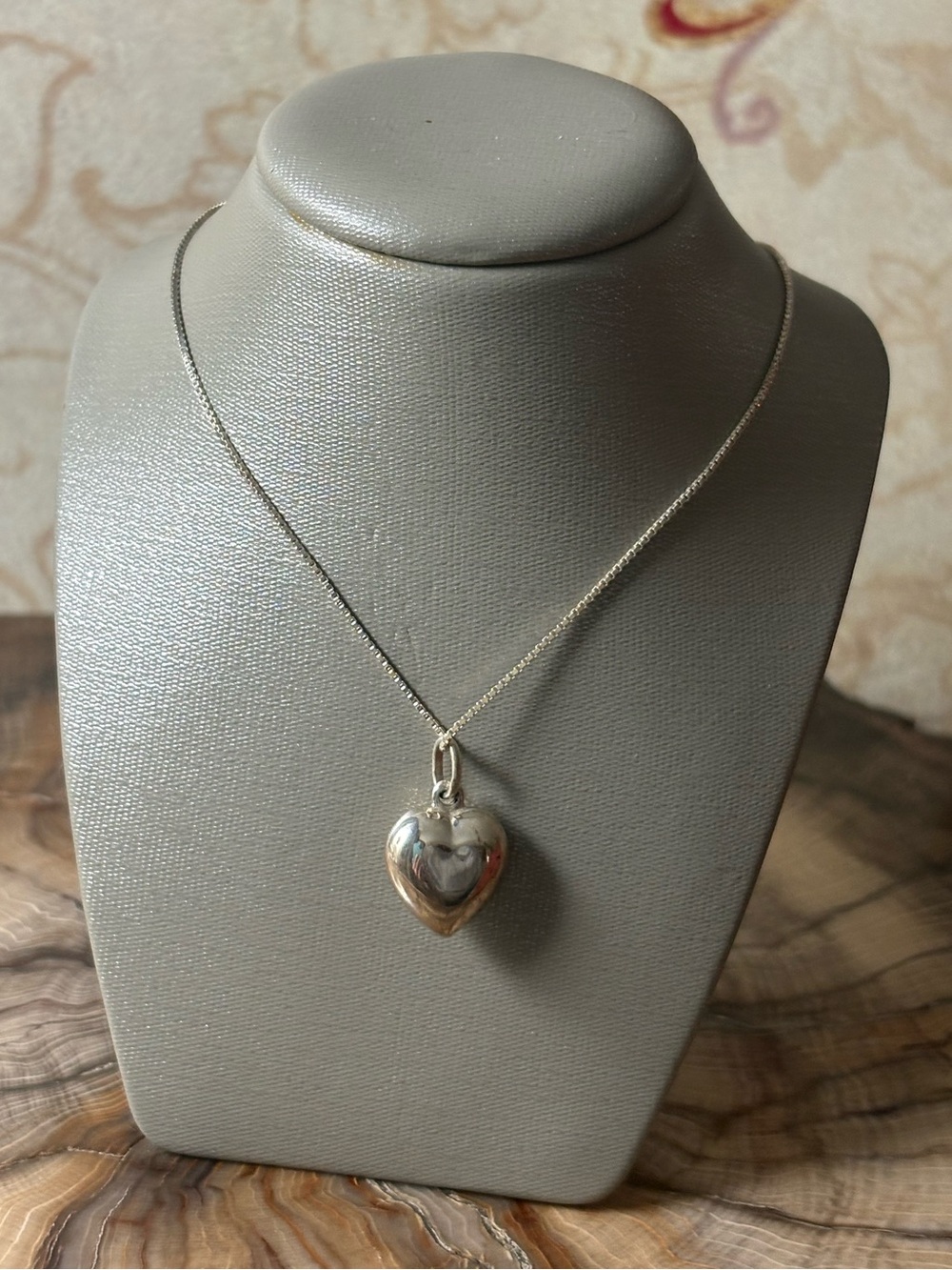 Sterling Silver Solid Heart Pendant